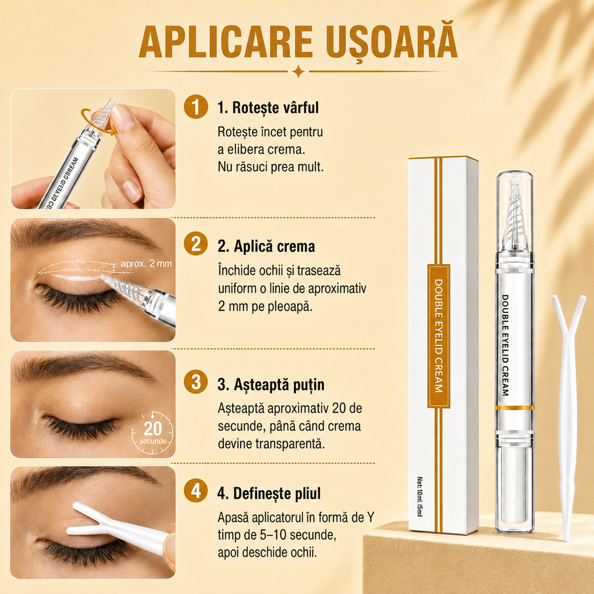 Cremă de Modelare pentru Pleoape